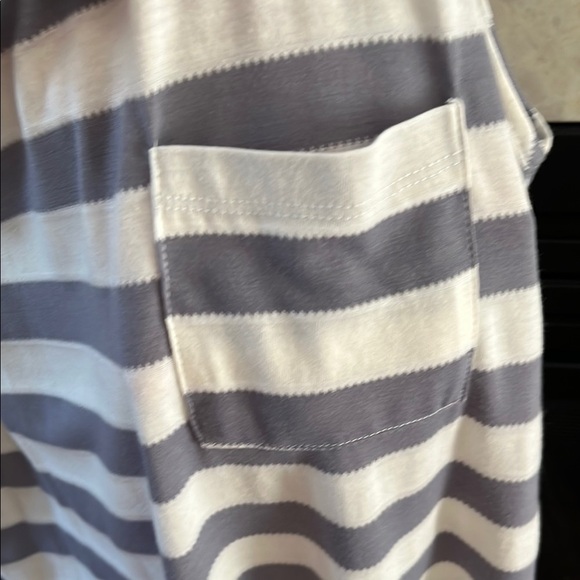 Papermoon Striped Tank Top in Gray and off white - Picture 2 of 6